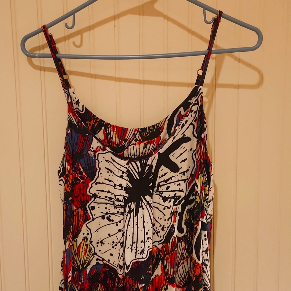 Cantao multi color dress approximately a small